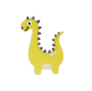 Dinosaur Iron-On Patches for Clothes - Yellow Dino Icons for DIY Sewing & Embroidery - Perfect for Jackets, Backpacks, and Denim Customization