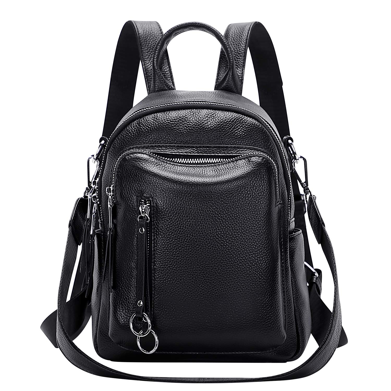 ALTOSY Genuine Leather Backpack for Women - Stylish Shoulder Bag & Casual Daypack - Small Leather Purse for Work, Travel & Everyday Use