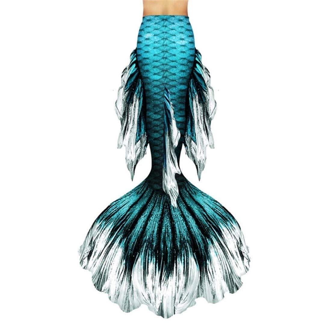 **Swimmable Mermaid Tail Fin for Girls - Monofin Swimwear Set with Bikini, Cosplay Costume & Gift (Style G) | Perfect for Pool Parties, Beach Vacations & Underwater Photography**