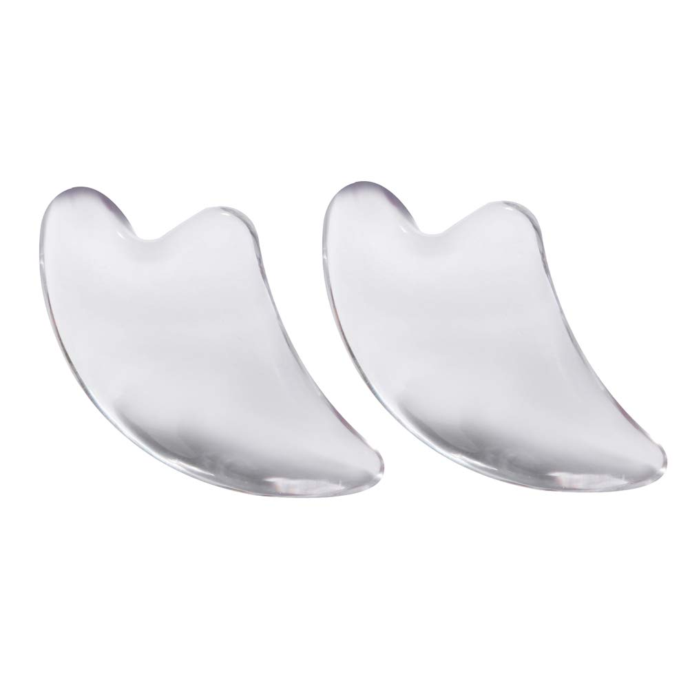 2pcs Gua Sha Massage Tools Set - Jade Facial Scraping Board for Face & Body, Beauty Skin Care & Lymphatic Drainage - Perfect for Relaxation, Anti-Aging & Glowing Skin at Home or Spa
