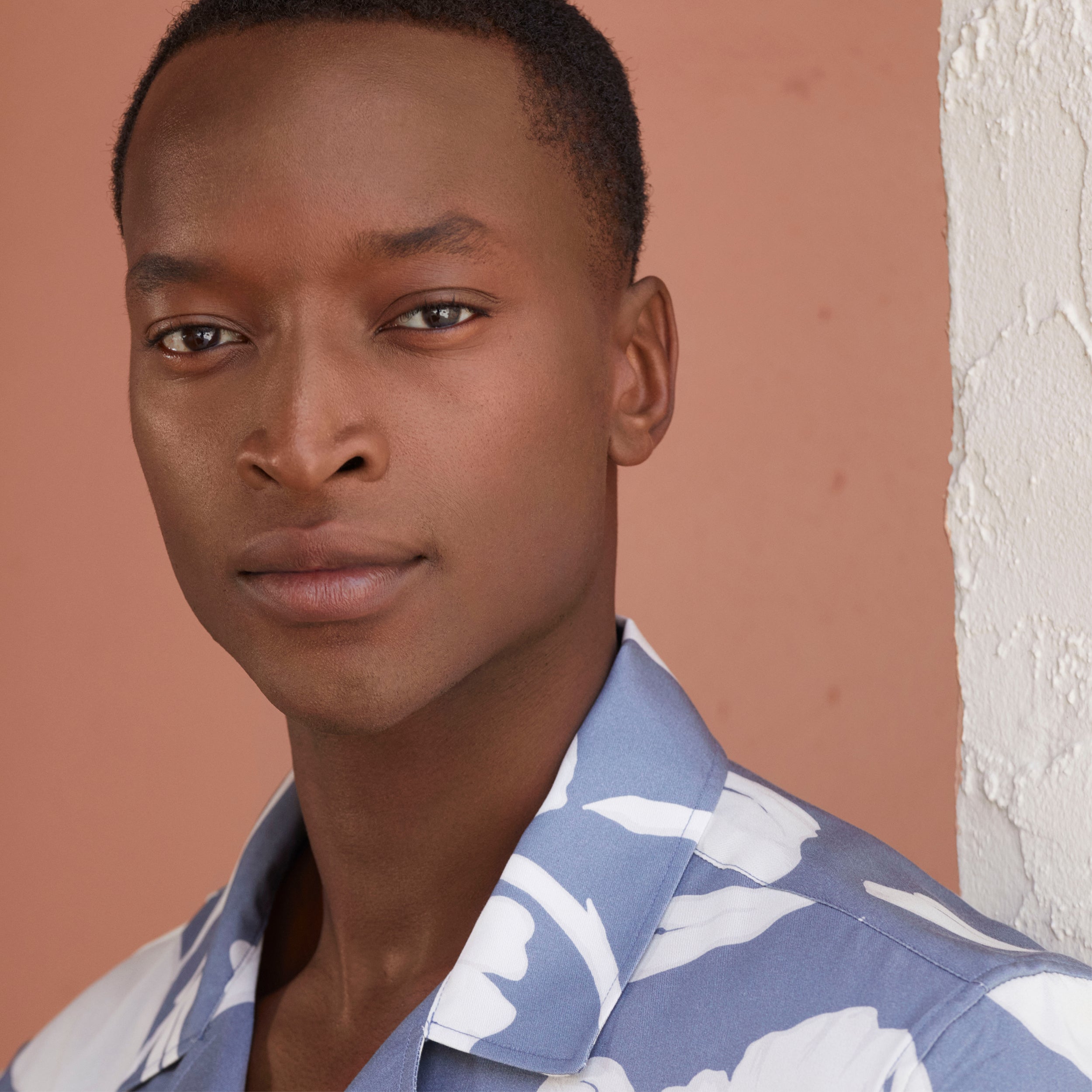 Jackson Floral Camp Shirt for Men - Hawaiian Style Short Sleeve Button Down Shirt - Breathable Cotton Summer Casual Shirt for Beach, Vacation, and Outdoor Activities
