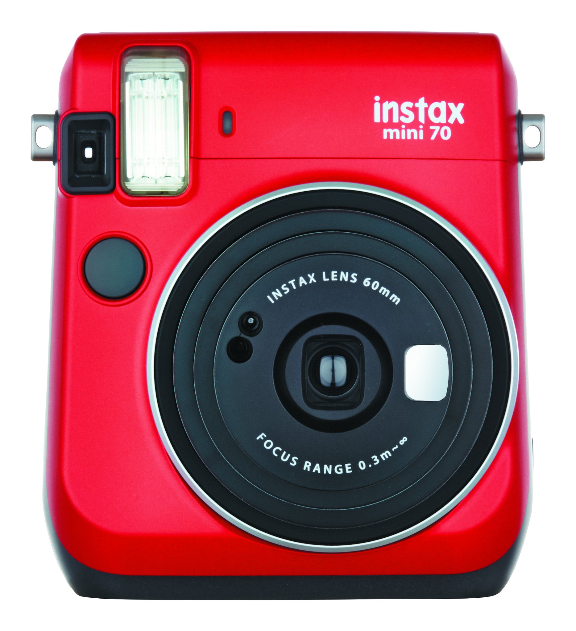 Fujifilm INSTAX Mini 70 Instant Camera - Compact Instant Film Camera with Built-in Flash & Selfie Mode (Passion Red) - Perfect for Travel, Parties, and Capturing Memories