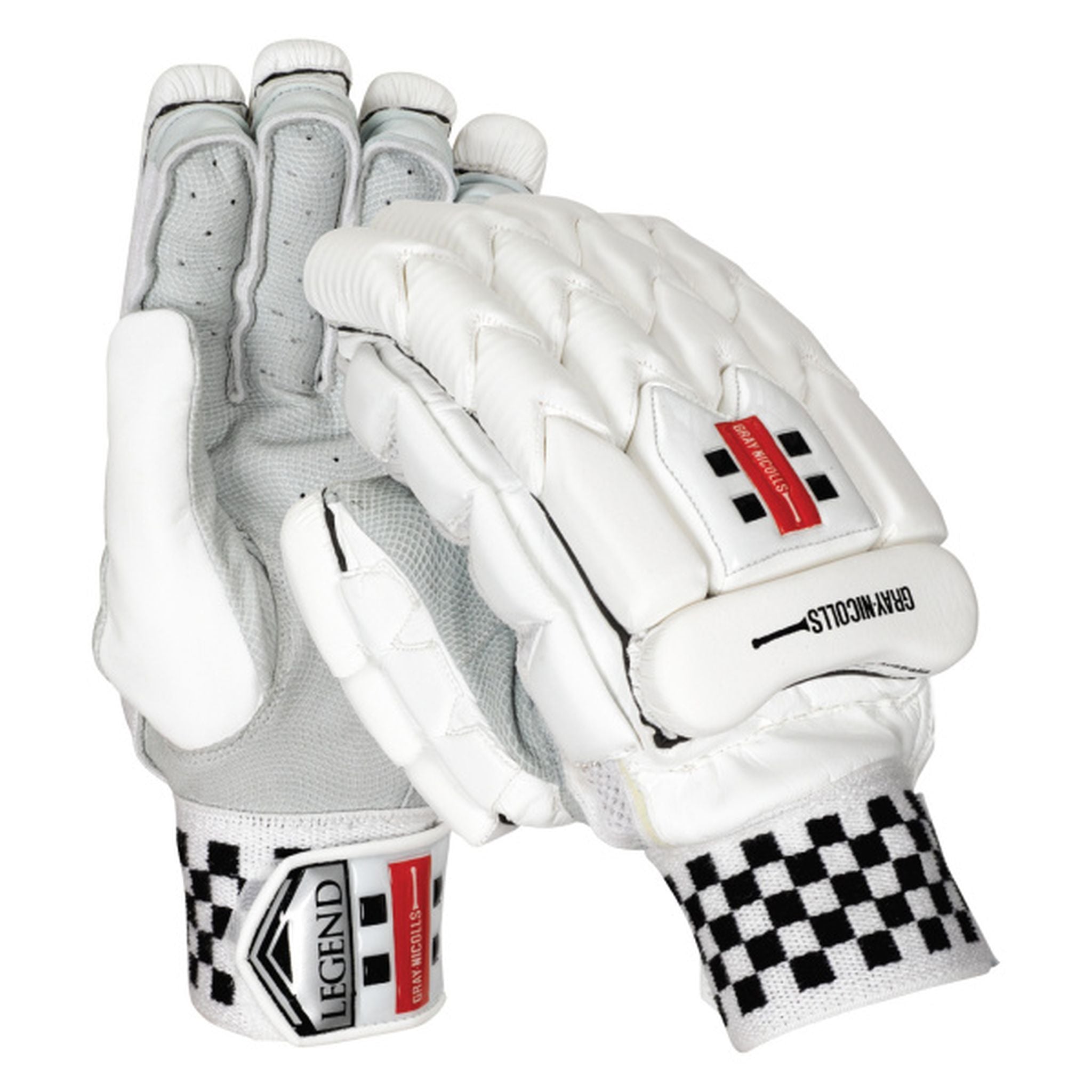 Gray Nicolls Legend Adult Cricket Batting Gloves - Premium Leather Grip for Comfort & Control - Perfect for Cricket Matches & Training Sessions