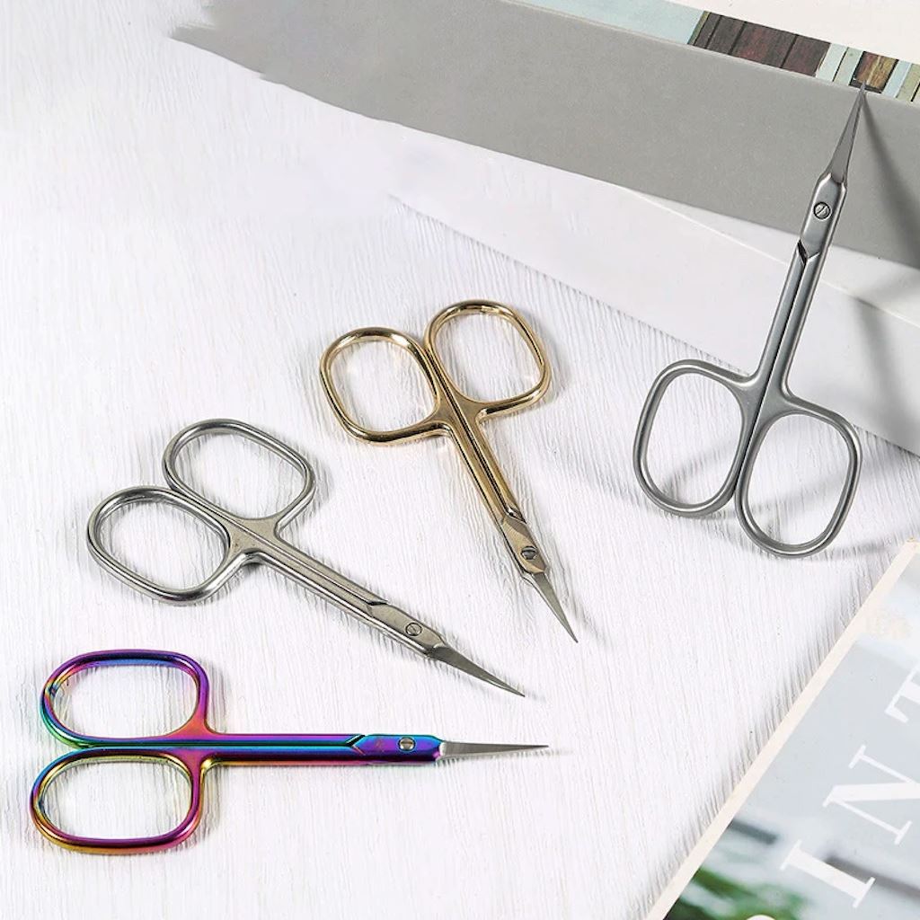 Professional Russian Cuticle Scissors - Stainless Steel Nail Care Tool for Manicure & Pedicure - Perfect for Home Salon, DIY Nail Art & Beauty Grooming