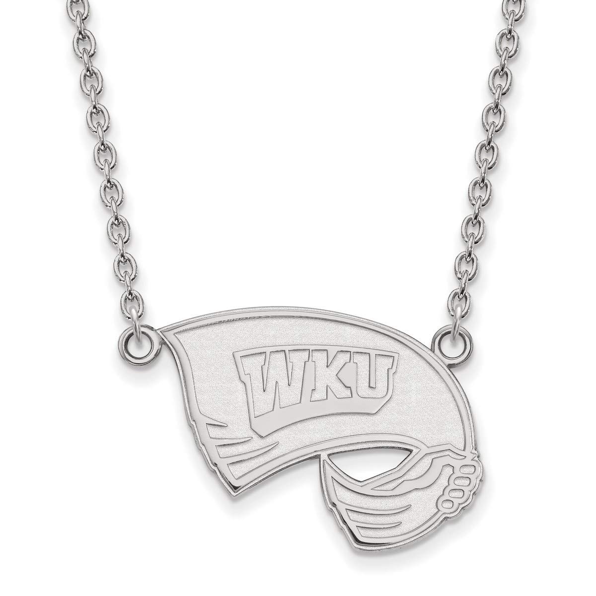 Western Kentucky Hilltoppers Sterling Silver Pendant Necklace - Personalized College Jewelry for Alumni & Fans - Perfect for Game Days, Graduation Gifts & School Spirit