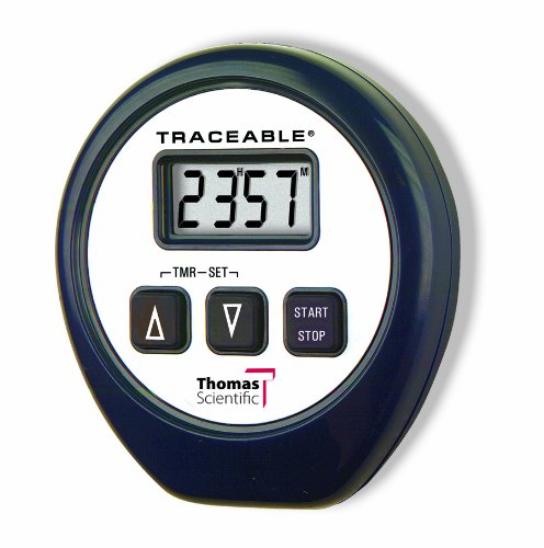 Thomas 5122 Traceable Instant-Recall Memory Timer - Digital Kitchen Timer with Loud Alarm, 2.5