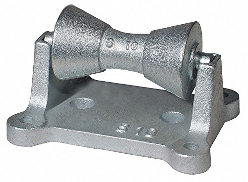 Heavy Duty Cast Iron Anvil Pipe Roll Stand for 8 to 10 Inch Pipes - Perfect for Plumbing, Metalworking, and DIY Projects