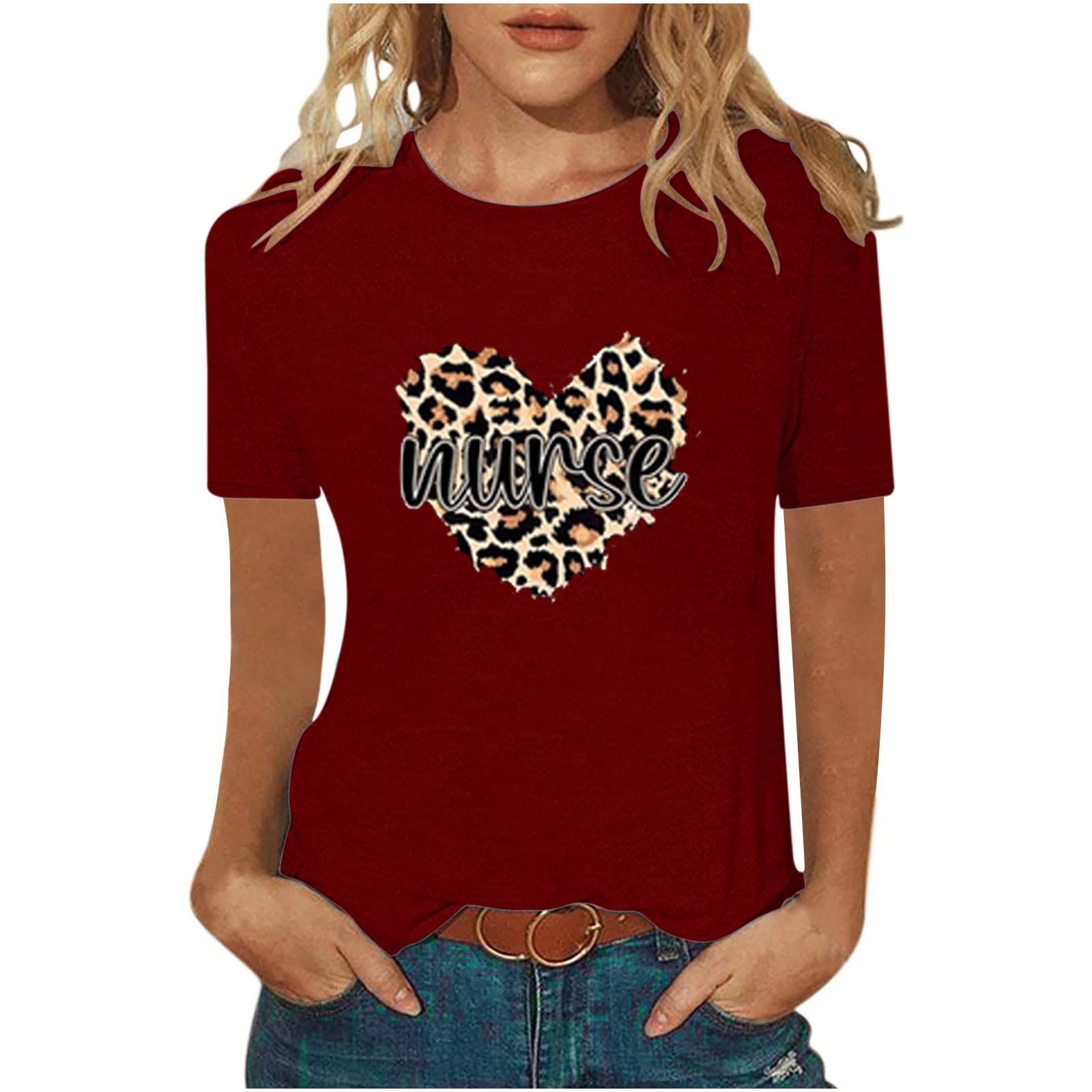 Funny Printed Women's Summer Casual T-Shirts - Fashionable & Comfortable Tee for Everyday Wear - Perfect for Outings, Beach Trips & Relaxing at Home