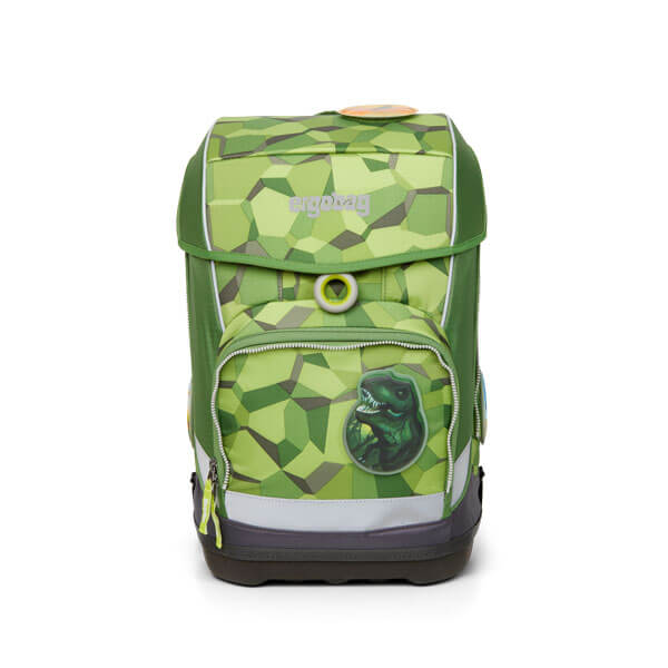Ergobag Cubo Light Backpack for Kids - Dinosaur Themed School Bag with Adjustable Straps, Perfect for Preschool & Elementary Students | Durable & Comfortable for Daily Use, Travel & Outdoor Adventures