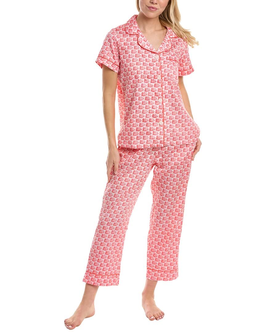 BedHead Pajamas Women's 2-Piece Pajama Set - Soft Cotton Sleepwear, Size S, Pink - Perfect for Lounging, Sleepovers & Cozy Nights at Home