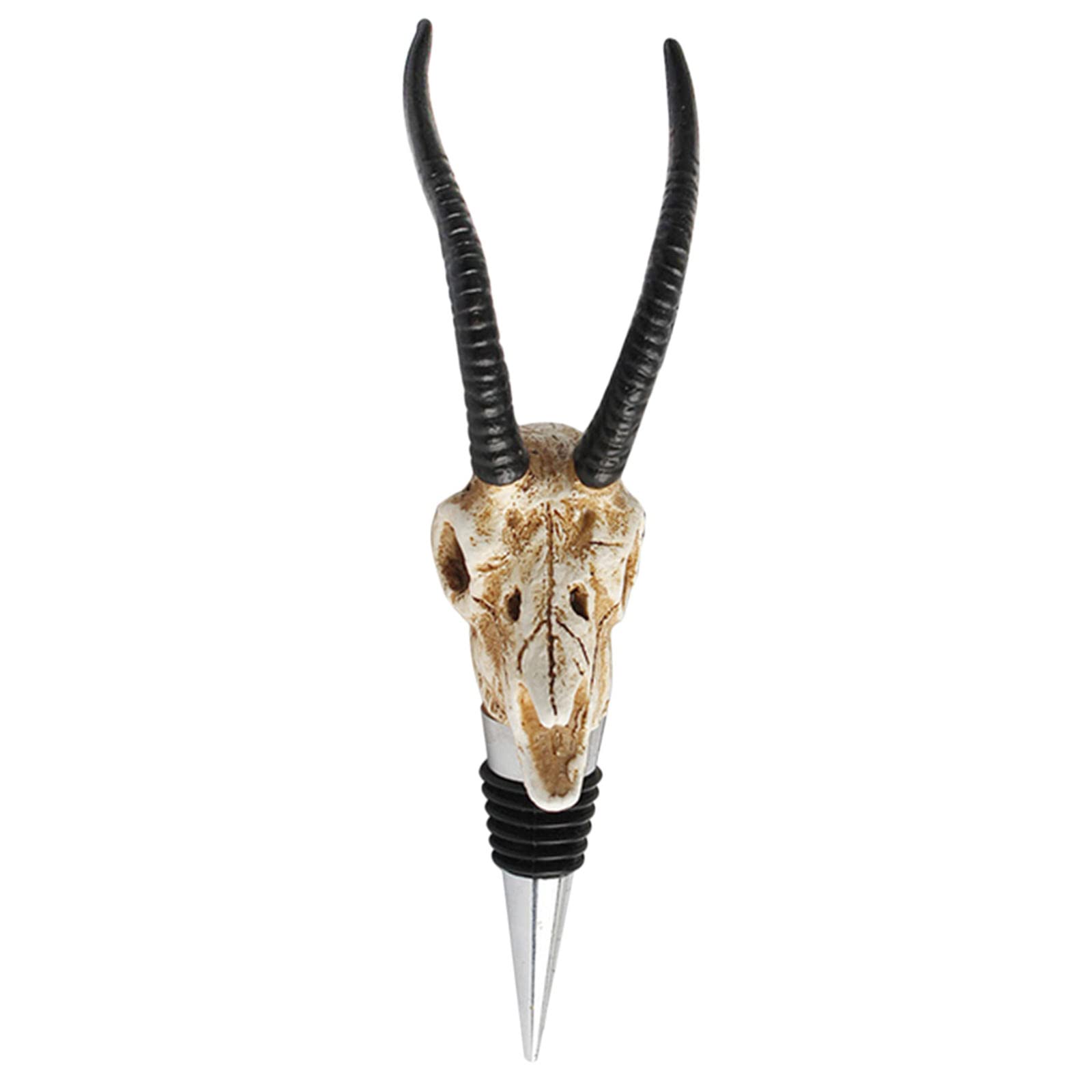 Premium Animal Skull Wine Stopper - Vacuum Seal Champagne & Wine Bottles - Leakproof Cork for Wedding, Bar, Party, Holiday Gifts - Perfect for Home Entertaining & Wine Preservation
