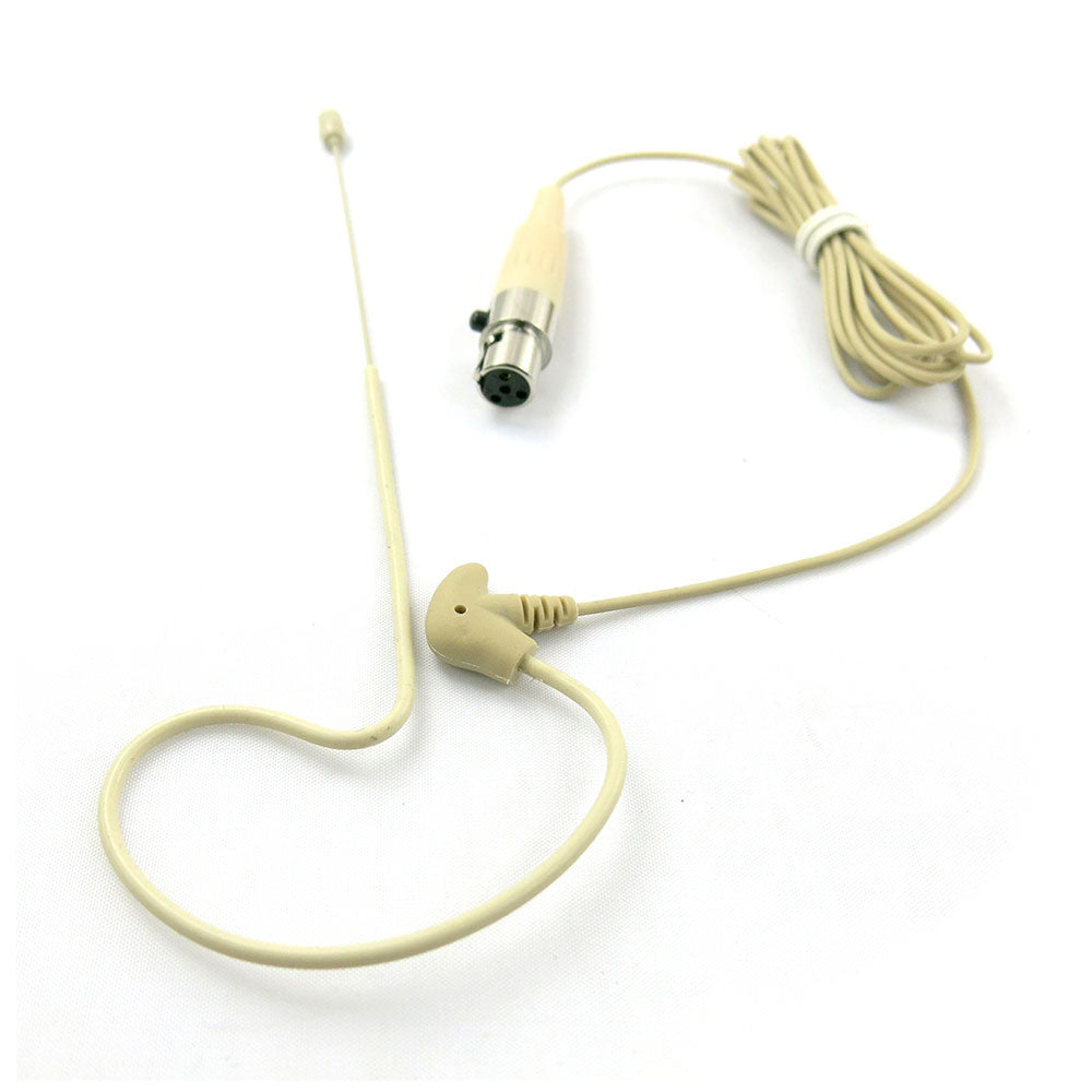 Professional 4 Pin XLR Ear Hanging Microphone - High Quality Headset Mic for Live Streaming, Gaming & Podcasting - Perfect for Broadcasters, Musicians & Content Creators