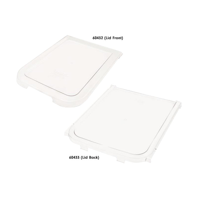 Cambro 60432 & 60433 Lids for IBS20 & IBSF27 Ingredient Bins - Replacement Lids for Food Storage Containers - Perfect for Commercial Kitchens, Restaurants, and Catering Services