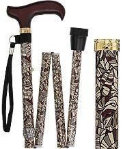 Royal RC Canes Folding Walking Sticks for Men & Women - Adjustable Lightweight Aluminum Derby Cane with Engraved Collar - Fashionable Designer Walking Cane for Seniors & Travel - Perfect for Hiking, Shopping & Daily Support