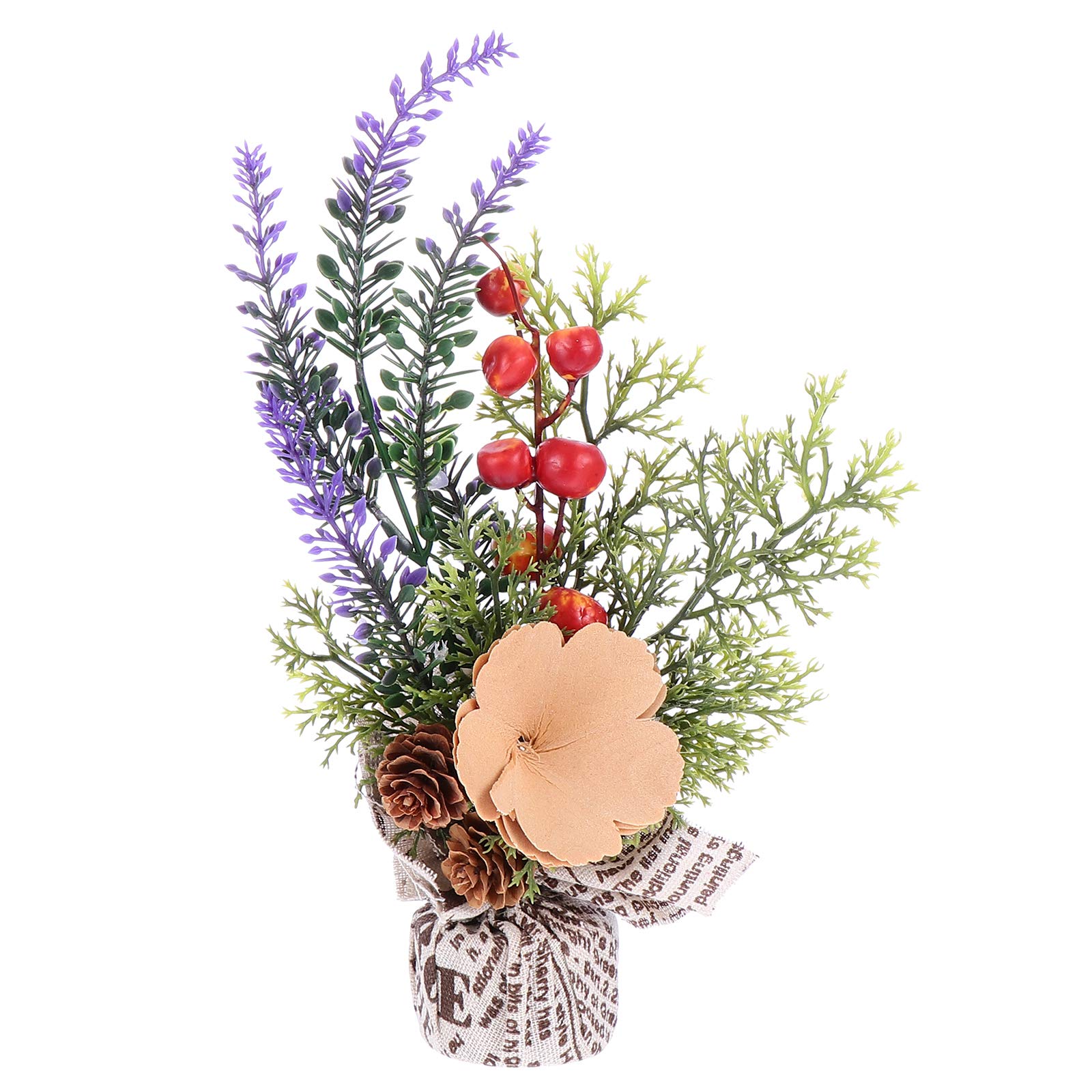 ABOOFAN 1PC Elegant Wooden Flower Tabletop Decor - Chic Home & Office Decoration, Perfect for Weddings, Parties & Gift Giving