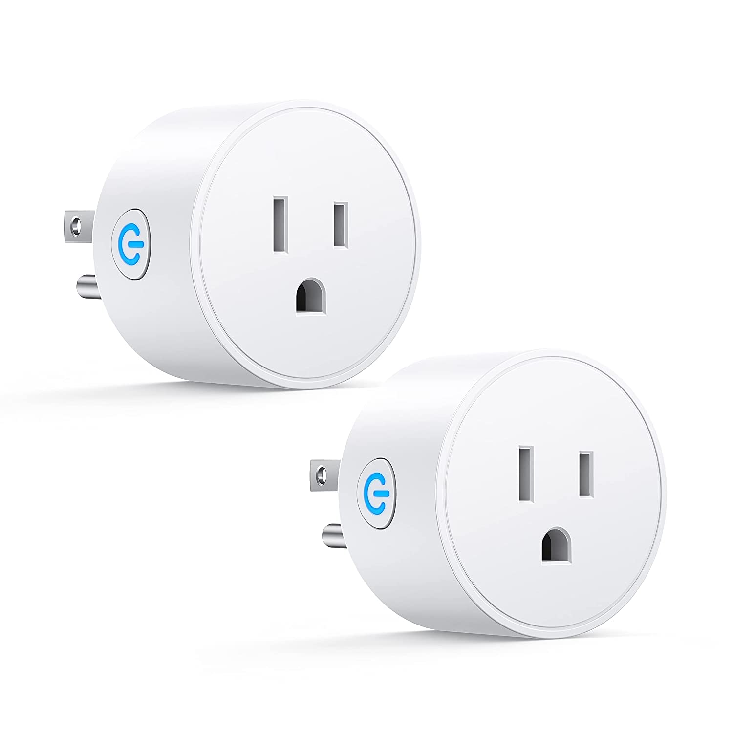 Smart Plug with Voice Control - Works with Alexa, Google Assistant, Siri & SmartThings | Remote Control & Timer Function | No Hub Required | FCC & ETL Certified | Perfect for Home Automation & Smart Lighting