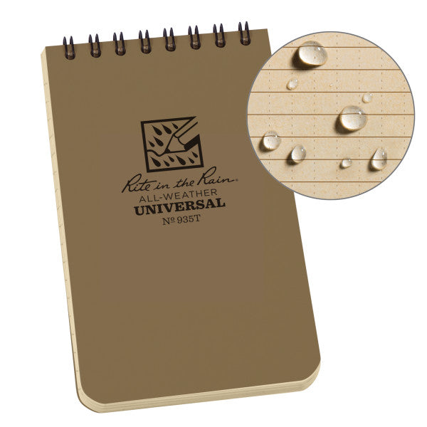 3 X 5 Tan Notebook - Small Ruled Journal for Writing, Notes & To-Do Lists - Perfect for Office, School & Travel Organization