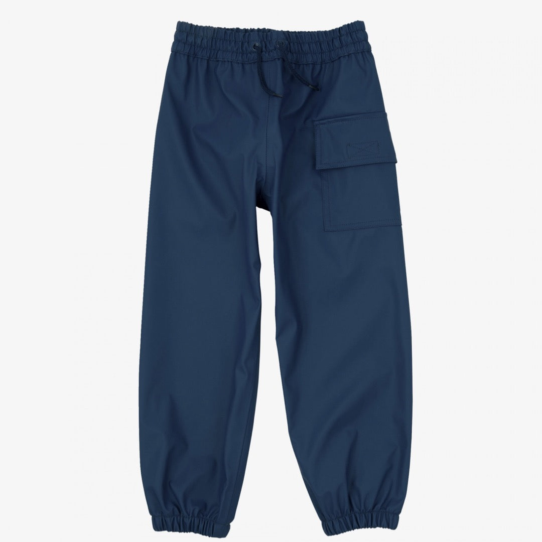 Hatley Classic Navy Splash Pant - Waterproof Rain Pants for Kids & Toddlers - Perfect for Outdoor Play, Rainy Days & School Commutes