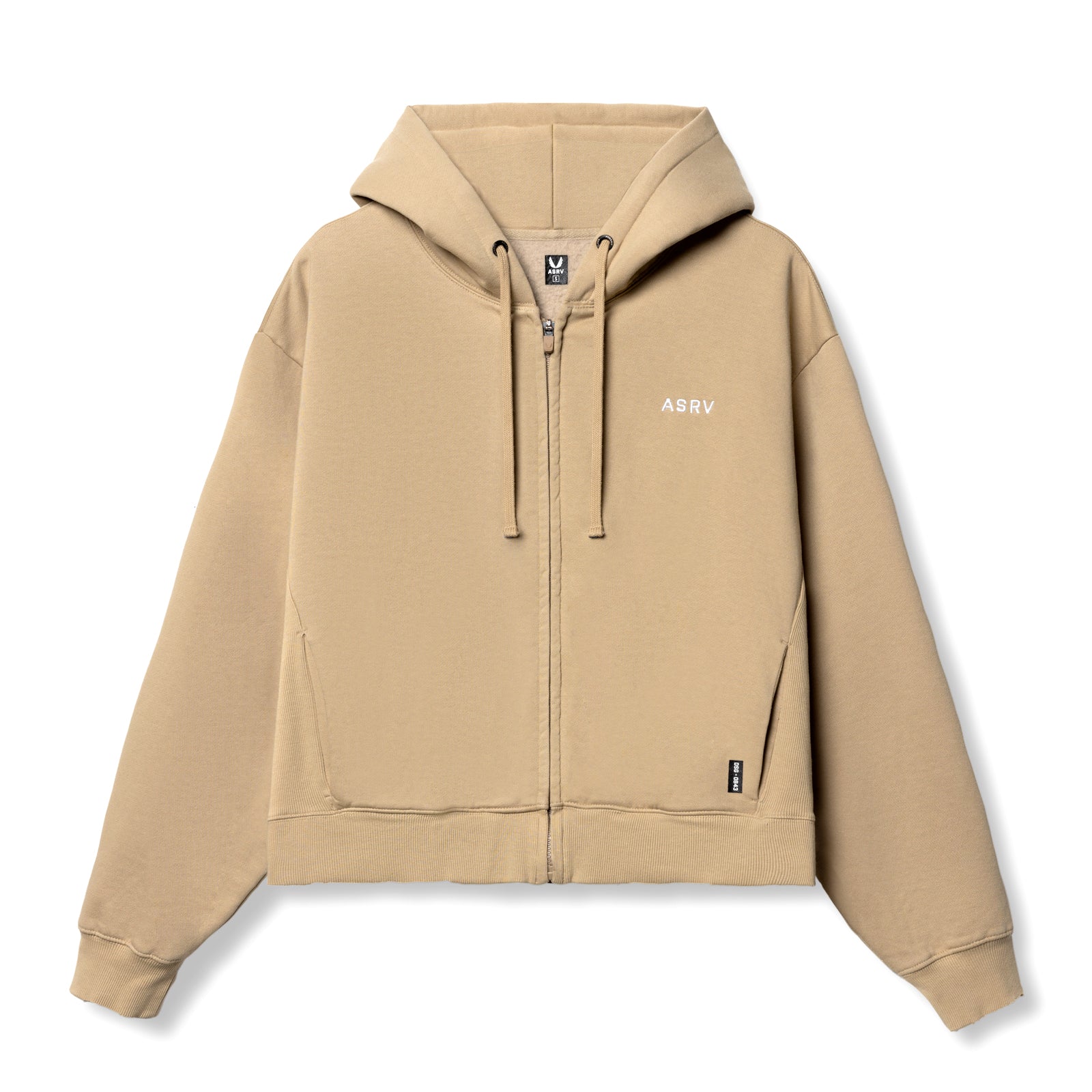 Tech Essential™ Distressed Full Zip Hoodie for Men & Women - Comfortable Casual Pullover Sweatshirt | Perfect for Streetwear, Gym, and Outdoor Activities - Khaki