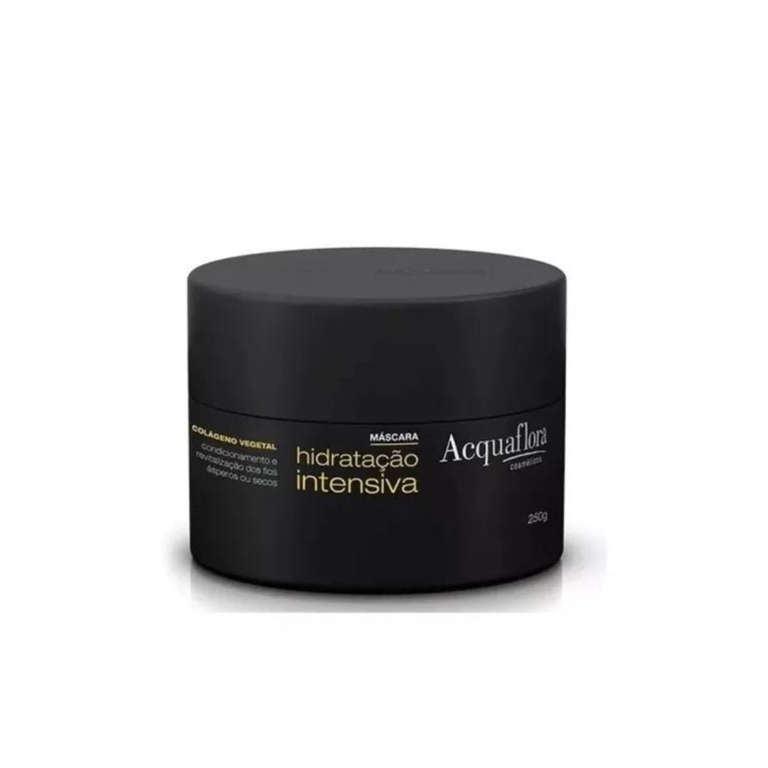 Acquaflora Intensive Hydration Hair Treatment Mask - Deep Conditioning for Dry Damaged Hair - 250g (8.8 oz) - Perfect for Salon Quality Hair Care at Home