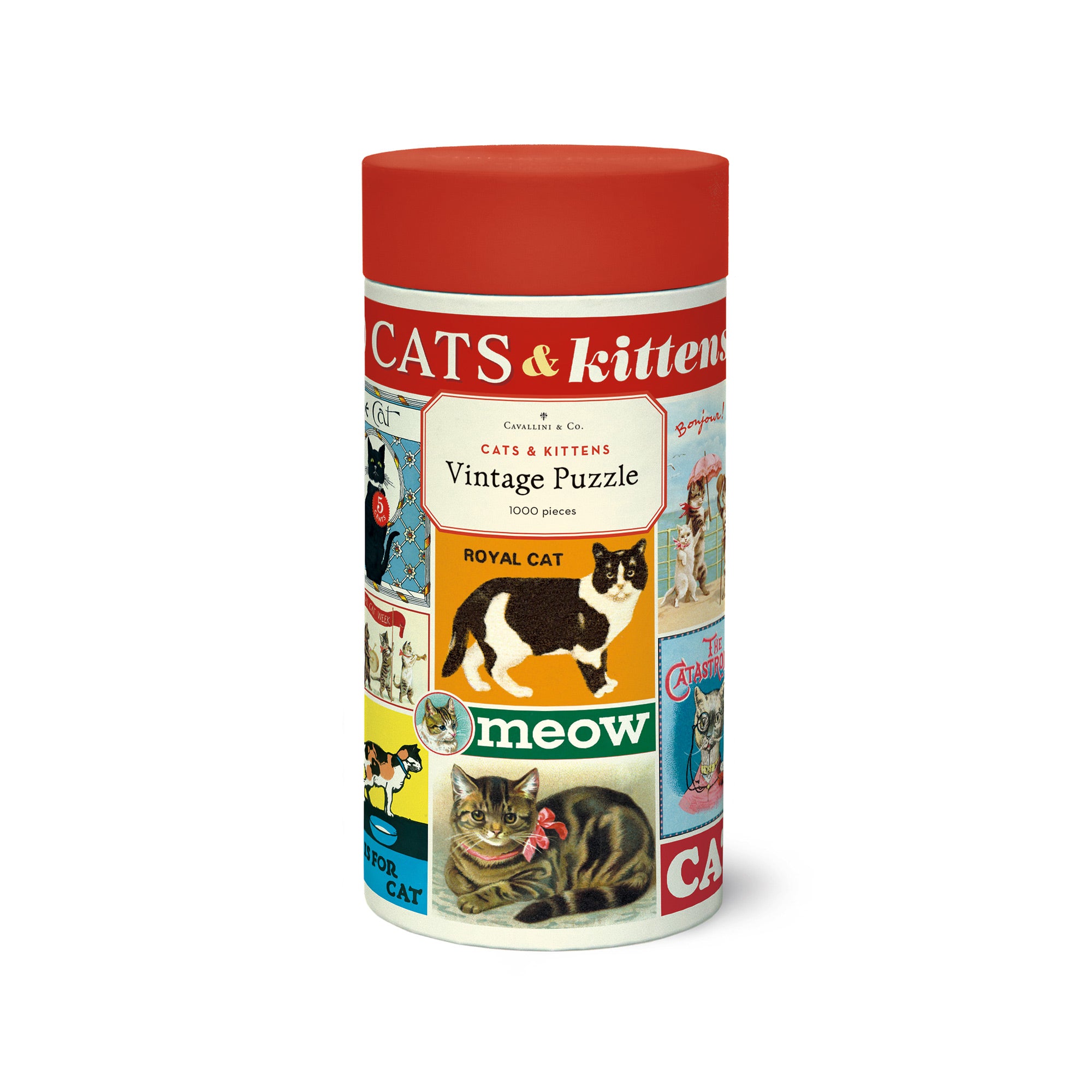 1,000 Piece Jigsaw Puzzle - Cute Cats & Kittens Collection - Challenging Adult Puzzle Game for Relaxation & Stress Relief - Perfect for Family Bonding & Home Decor