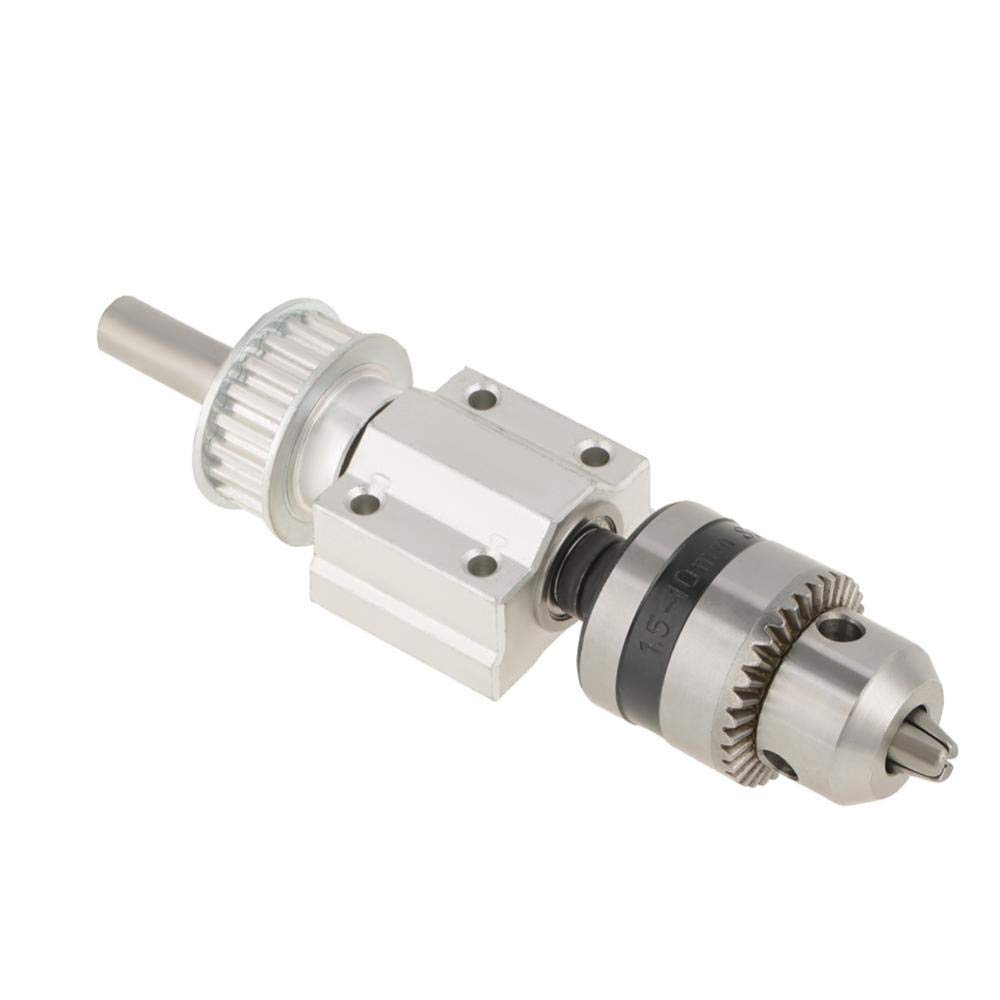 Lathe Press Motor Chuck Adapter - High Precision Unpowered DIY Spindle Assembly for Hand Drill Bits | Compatible with Drill Press, Table Grinder & Table Saws | Perfect for Woodworking, Metalworking & DIY Projects