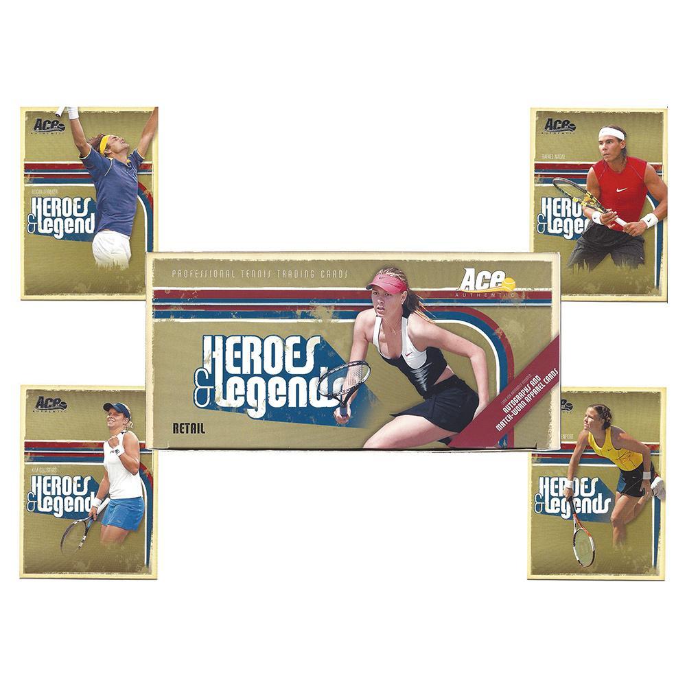 Heroes & Legends Tennis Trading Card Set - Collectible Sports Cards for Fans & Players - Perfect for Trading, Collecting, and Displaying