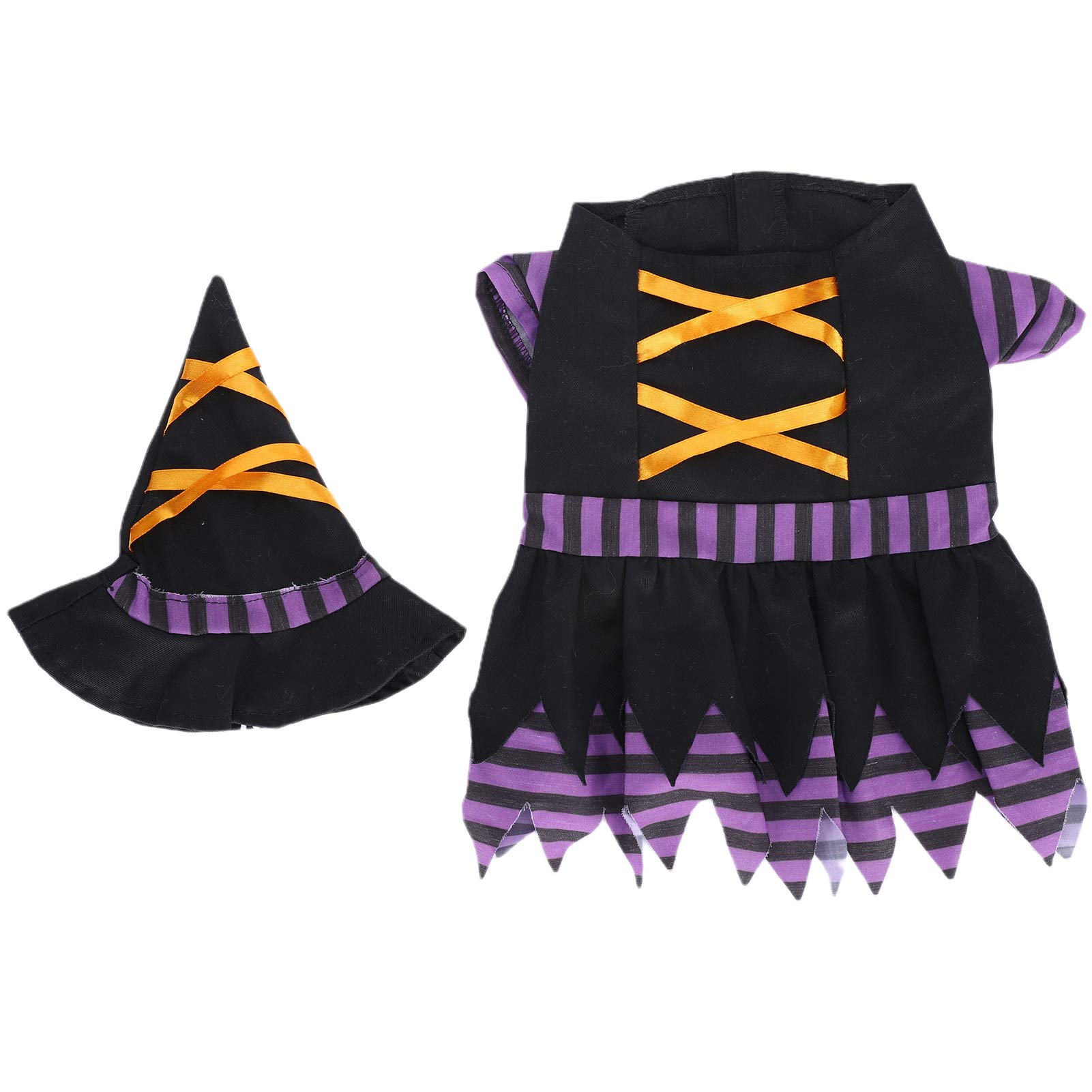 Purple Halloween Costume for Small Dogs - Thickened Pet Puppy Outfit, Cute Dog Accessories for Halloween Parties & Dress-Up Fun