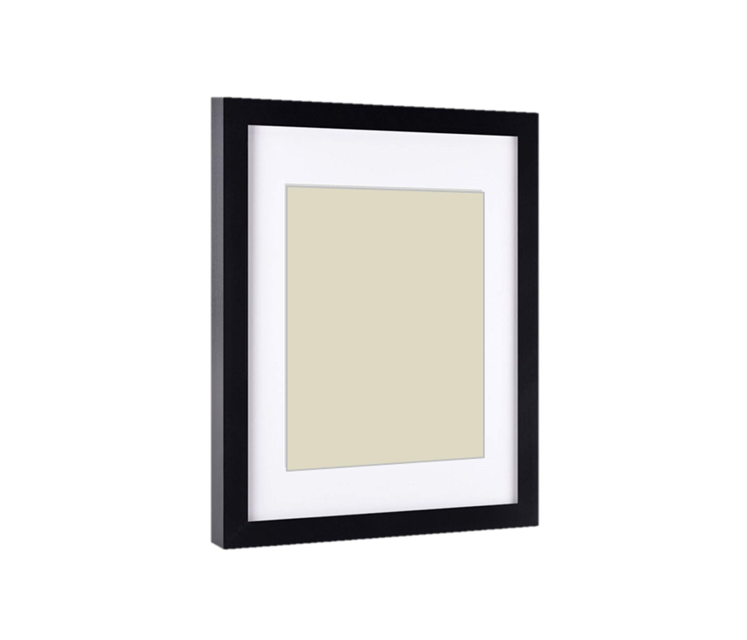 ModernMemoryArt 5x7 Picture Frames - Black Wooden Photo Frame for Wall or Tabletop Display - Perfect for Home Decor, Office, Wedding Photos & Gift Giving (5 x 7 Inches)