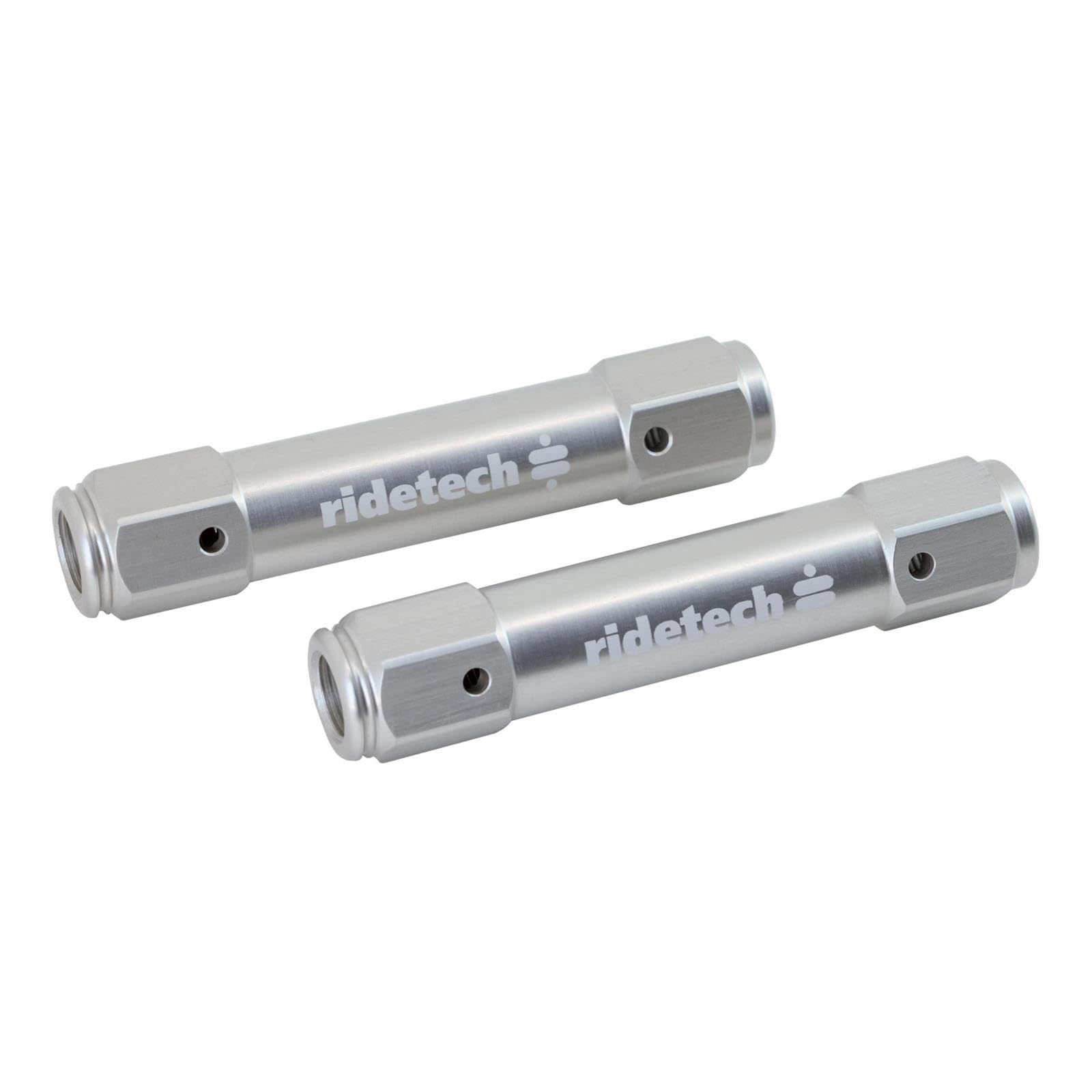 Ridetech Billet Aluminum Tie Rod Adjuster Set - High-Performance Suspension Upgrade for Muscle Cars & Hot Rods - Perfect for Street Racing & Custom Builds