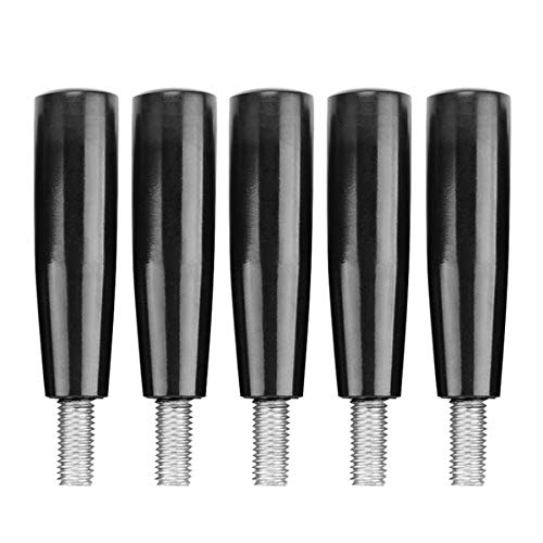 5-Piece Thread Milling Machine Replacement Tool Set - M12 100 Bakelite Handle Accessories for Metalworking & DIY Projects - Perfect for Lathe, CNC, and Workshop Repairs