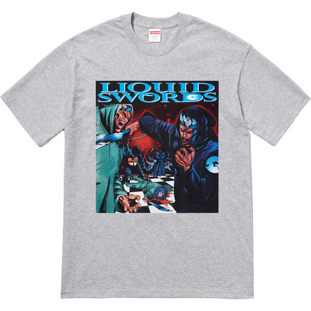 Supreme Liquid Swords T-Shirt - Men's Graphic Streetwear Tee for Hip-Hop Fans | Perfect for Concerts, Street Fashion & Casual Wear
