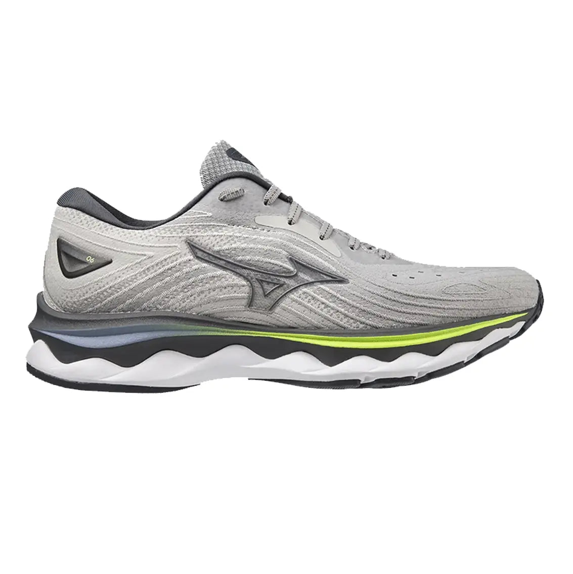 Mizuno Wave Sky 6 Women's Running Shoes (Wide Width) - Ultimate Gray/Silver/Purple | Cushioned Support for Long Distance Running & Marathon Training