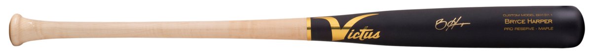 Bryce Harper Philadelphia Phillies Autographed Black Victus Game Model Baseball Bat - Limited Edition Collectible for Fans & Sports Memorabilia Enthusiasts - Perfect for Display, Gifts & Home Decor