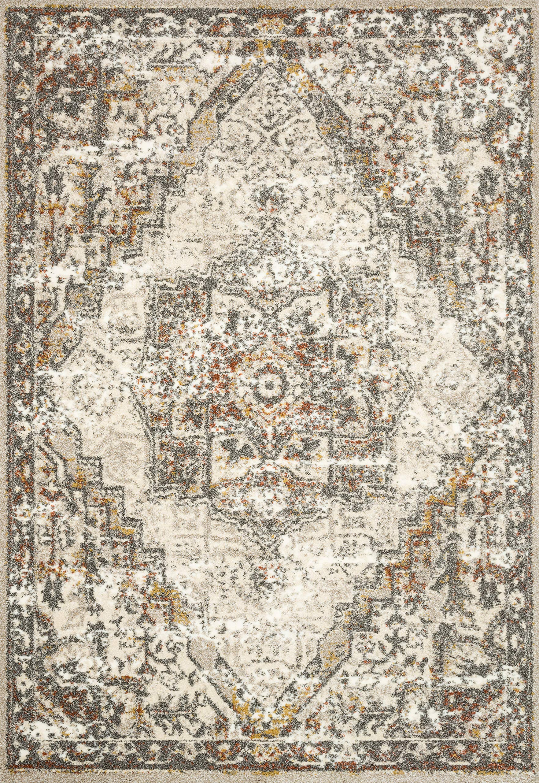 Loloi Landscape Collection LAN-01 Sand/Graphite Contemporary Accent Rug 3'10