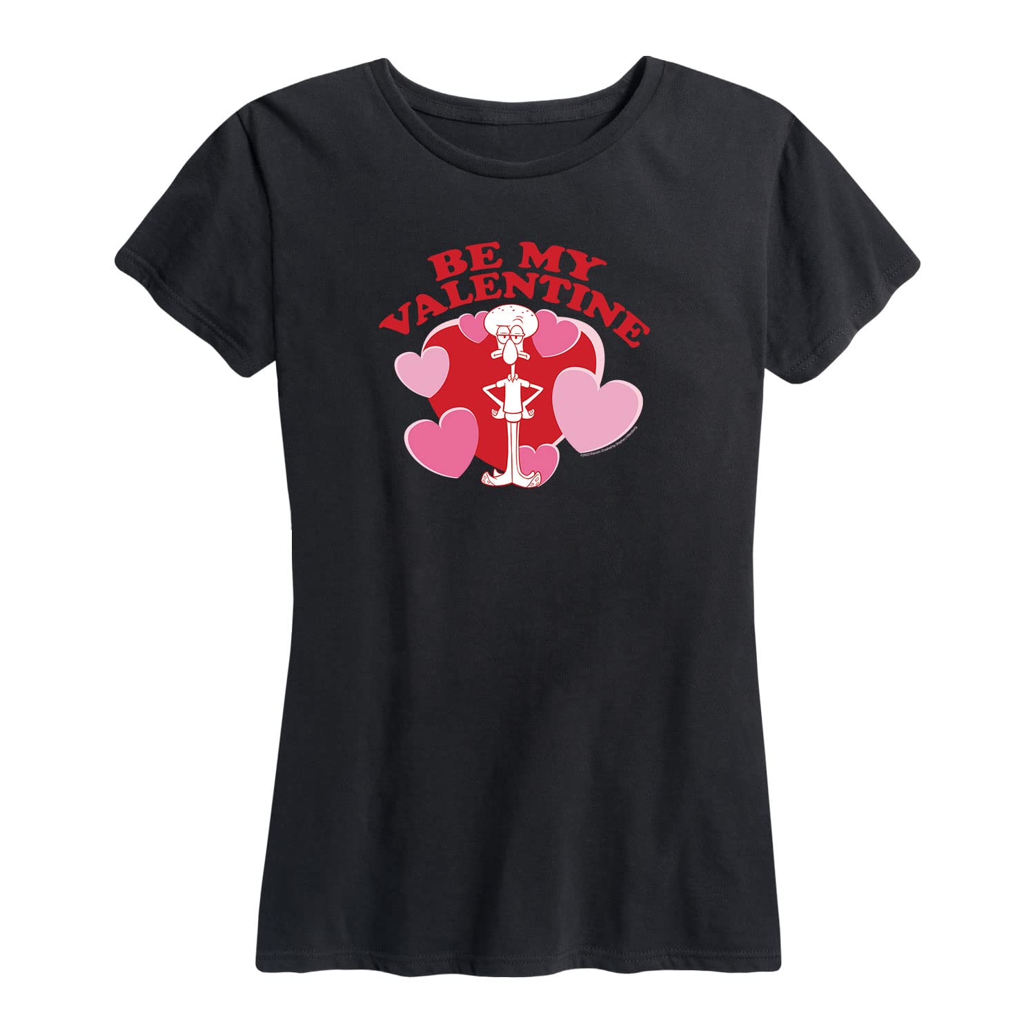 Spongebob Squarepants Heartbreaker Women's Short Sleeve Graphic T-Shirt | Hybrid Apparel | Casual Wear, Gift for Fans, Everyday Outfit