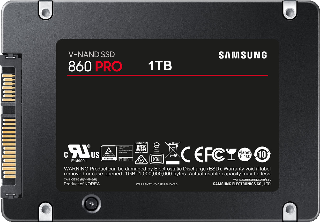 Samsung 860 Pro 1TB SSD - High Performance Solid State Drive for Gaming, Laptop & PC Upgrade - Fast Data Transfer & Reliable Storage Solution