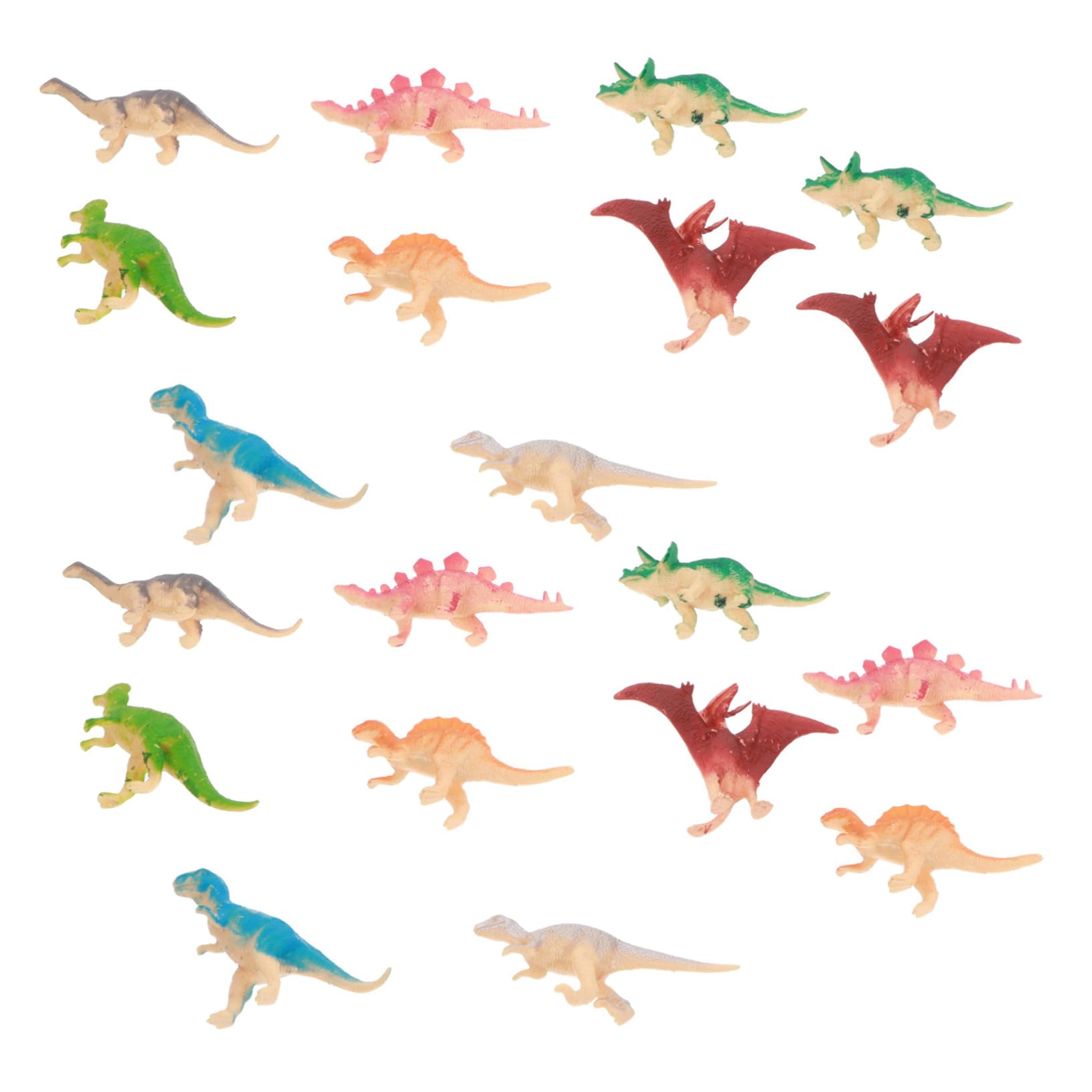 VICASKY 20-Piece Mini Dinosaur Toy Set - Realistic PVC Dinosaur Figures for Kids, Birthday Gifts, Party Favors & Educational Play | Perfect for Dinosaur-Themed Parties, Classroom Rewards & Pretend Play