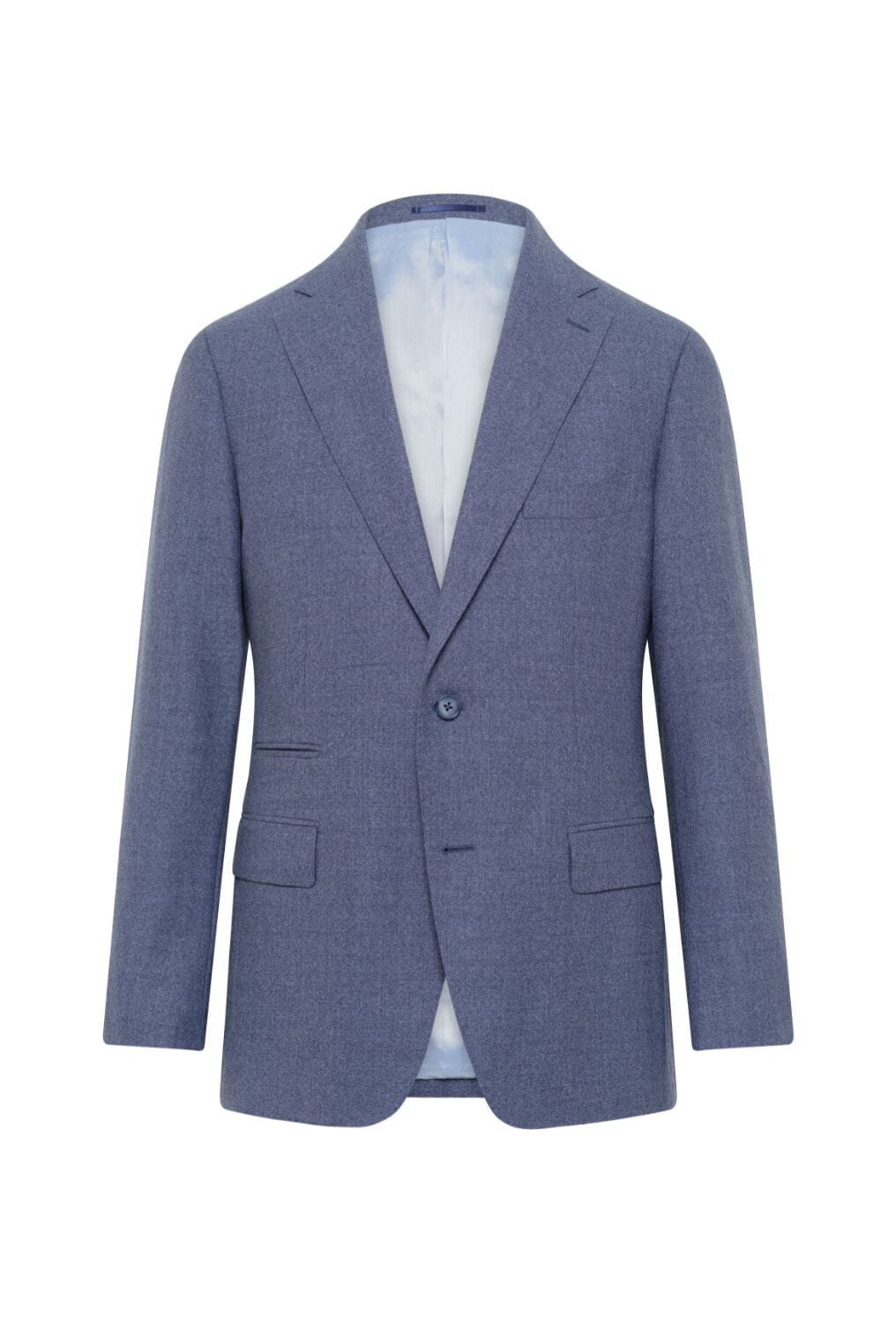 Greyson Suit - Light Blue Wool Men's Business Suit | Premium Tailored Fit for Office, Weddings & Formal Events