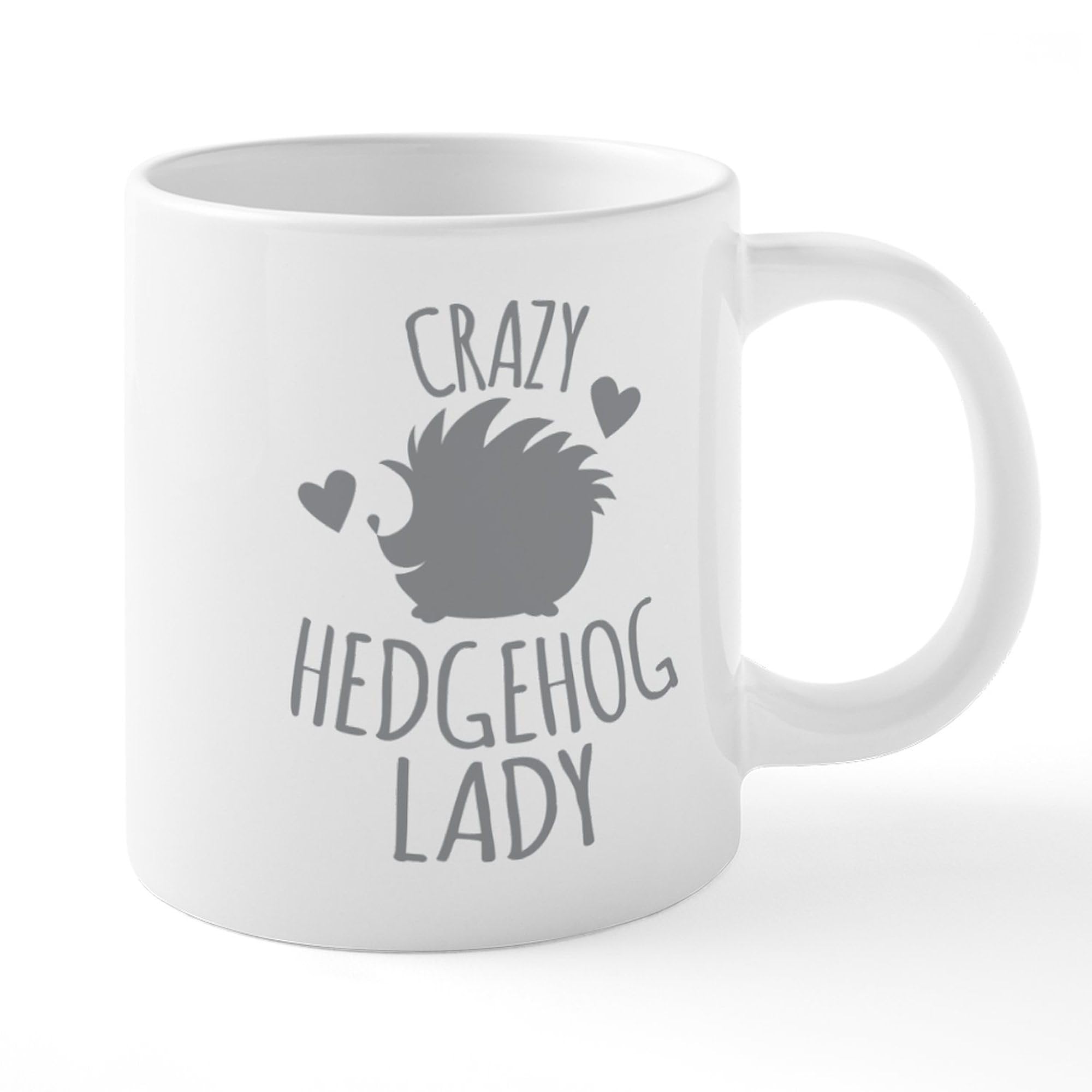 Crazy Hedgehog Lady 20 oz Ceramic Coffee Mug - Large Insulated Tea Cup for Hedgehog Lovers - Perfect for Home, Office & Gifts