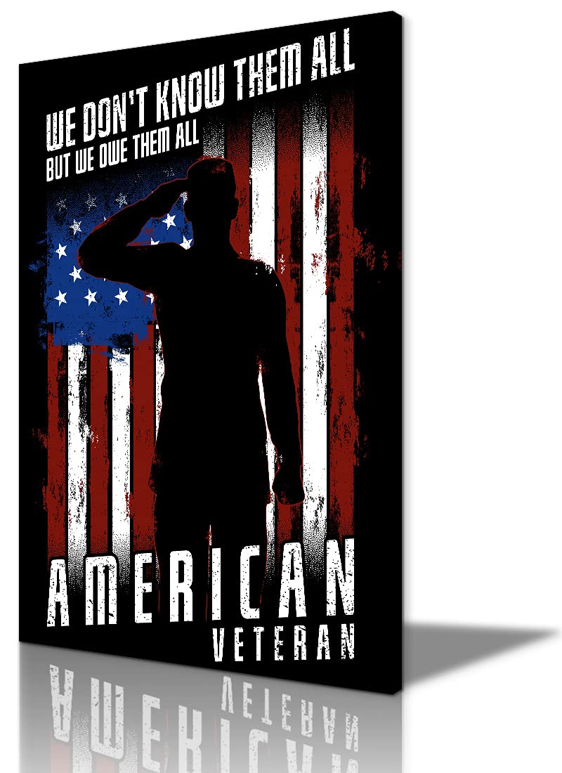 Handcrafted Wooden American Flag Wall Art - Patriotic Home Decor for Living Room, Bedroom & Office - Rustic Wood Flag Sign for Veterans Day, Military Appreciation - 28''W x 40''H - Perfect for Farmhouse, Man Cave & Patriotic Gift