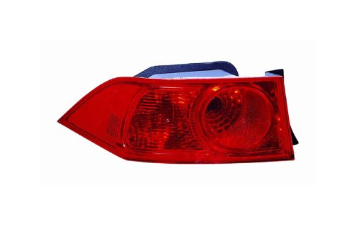 2006-2008 Acura TSX CL9 Sedan LED Tail Lights Replacement Set - Driver & Passenger Side Pair - Perfect for Night Driving & Car Upgrades