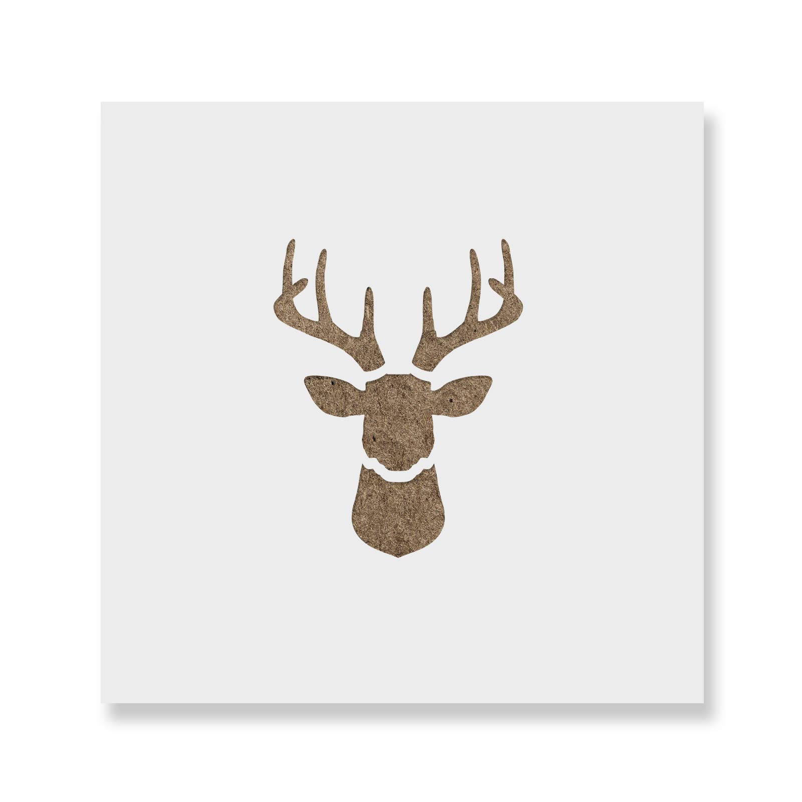 Deer Head Cookie Stencil Set - Reusable Baking Stencils for Cookies, Cakes & Cupcakes - Perfect for Christmas, Birthday Parties & DIY Decorations
