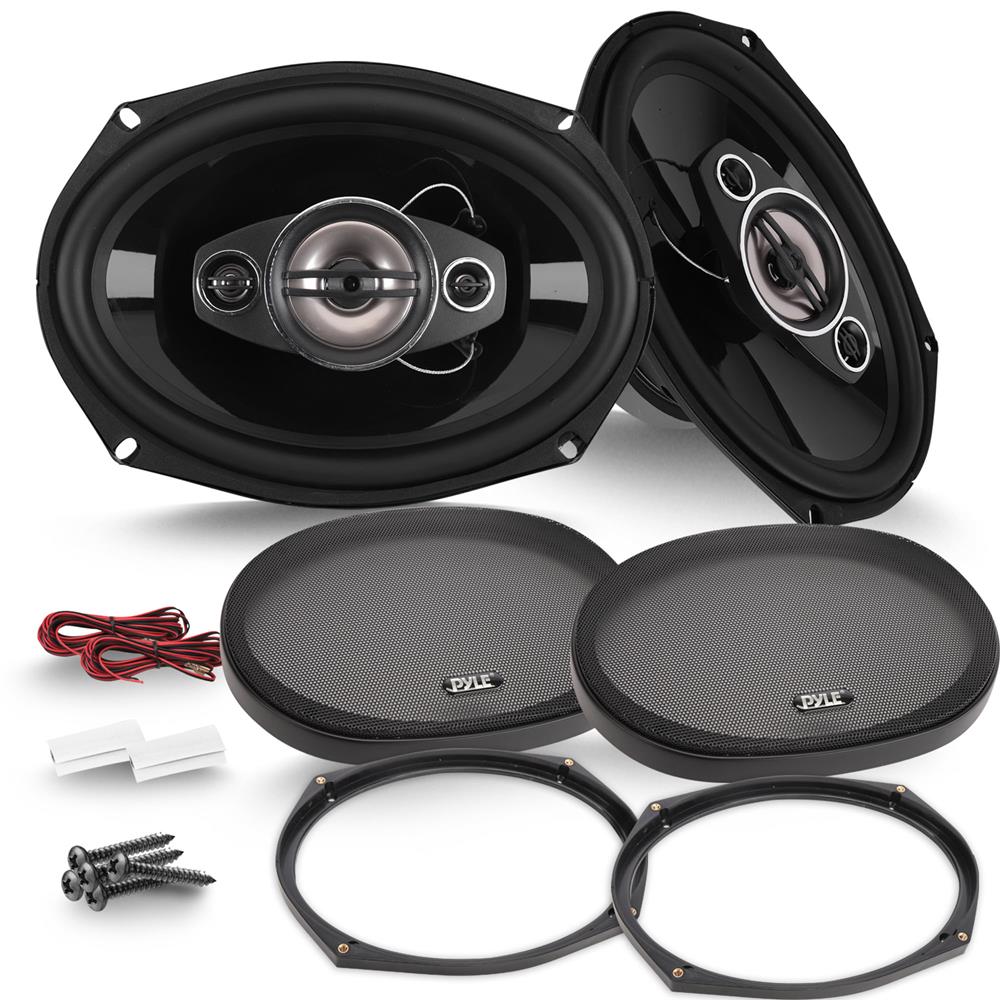 Premium 4-Way Quadriaxial Car Speaker System - High Power Audio for Clear Bass & Crisp Treble - Perfect for Car Audio Upgrades & Home Theater Systems