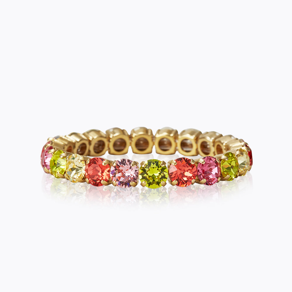 Gia Stud Bracelet & Tropicana Combo Set - Elegant Gold Plated Jewelry for Women | Perfect for Parties, Weddings & Everyday Wear