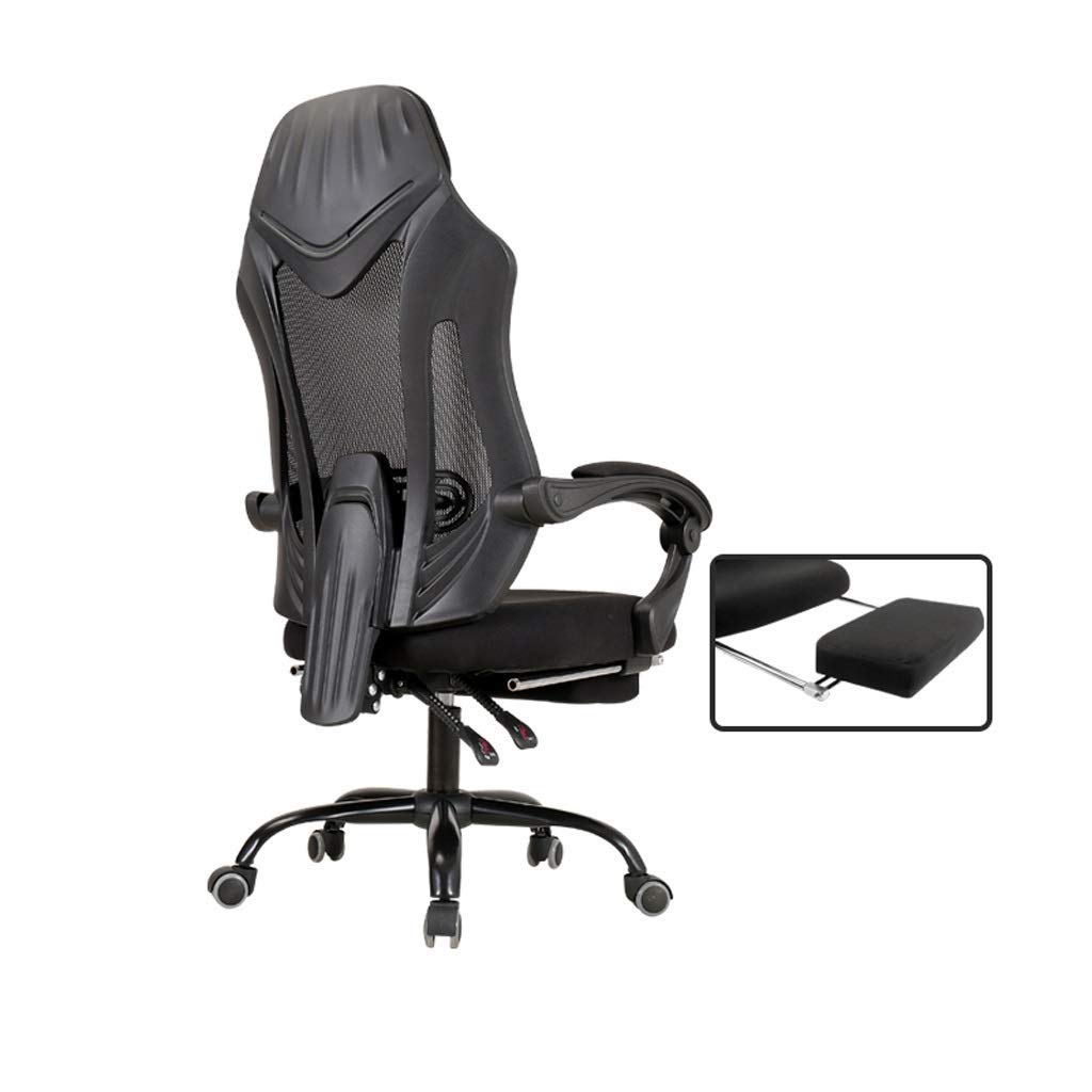 Ergonomic Office Chair - Adjustable Computer Desk Chair with Footrest, Comfortable Gaming Chair for Home & Office, Reclining Executive Chair - Perfect for Work, Study & Gaming (White)