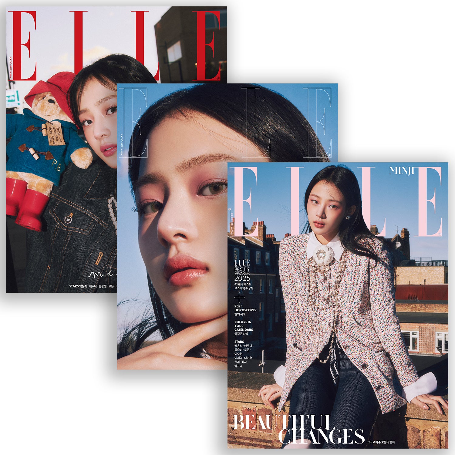 ELLE 'JANUARY 2025 MINJI (NEWJEANS)' Magazine - K-Pop Fashion & Beauty Trends - Perfect for K-Pop Fans, Collectors and Fashion Enthusiasts