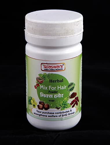 Tejaswani Herbal Hair Conditioner Powder - 100% Natural Hair Treatment for Dry & Damaged Hair - 3.5oz (100g) - Promotes Hair Growth & Shine - Perfect for DIY Hair Masks & Scalp Treatments