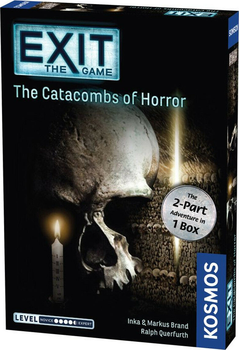 Exit: The Catacombs of Horror - Cooperative Board Game for Adults & Teens | Escape Room Adventure | Perfect for Family Game Nights & Party Entertainment