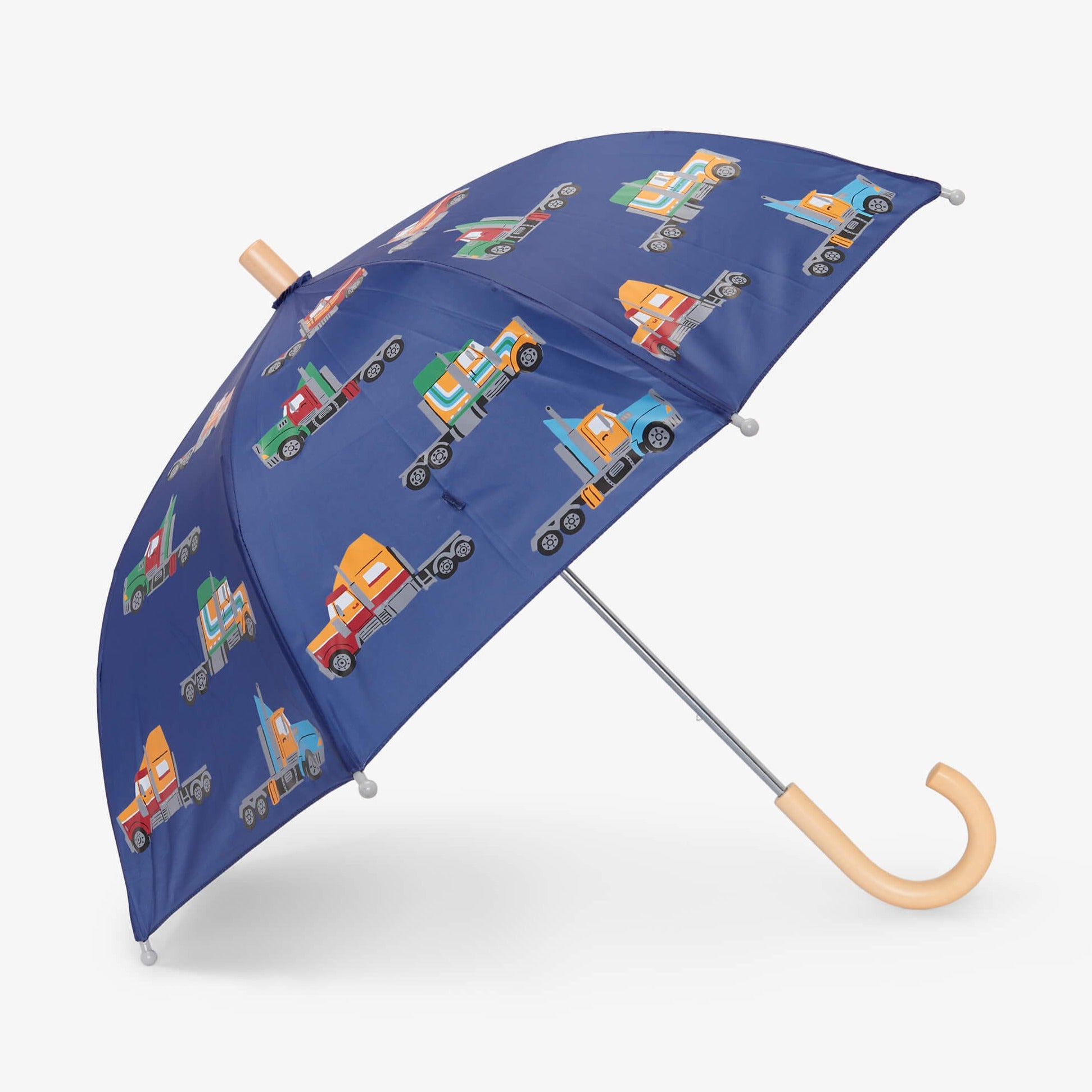Big Rigs Umbrella by Hatley - Waterproof Windproof Compact Travel Umbrella for Men & Women - Perfect for Commuting, Outdoor Activities & Rainy Days